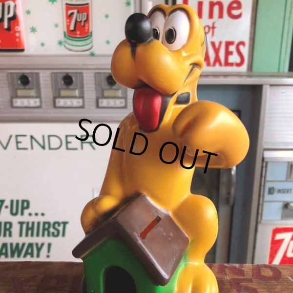 画像3: Vintage Disney Plastic Bank  Pluto (B495) (3)