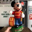 画像10: Vintage Disney Plastic Bank  Mickey Mouse (B497) (10)