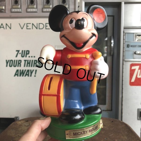 画像10: Vintage Disney Plastic Bank  Mickey Mouse (B497) (10)