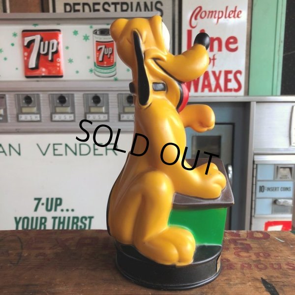 画像8: Vintage Disney Plastic Bank  Pluto (B495) (8)