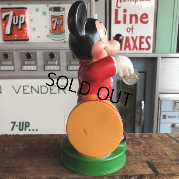 画像7: Vintage Disney Plastic Bank  Mickey Mouse (B497) (7)