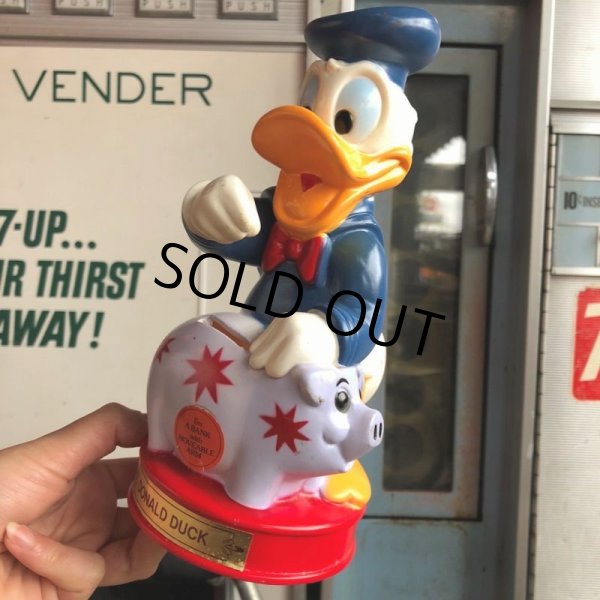 画像10: Vintage Disney Plastic Bank  Donald Duck (B496) (10)