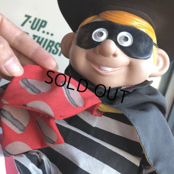 画像10: 80s Vintage McDonald's Hamburglar Plush Doll (B500) (10)