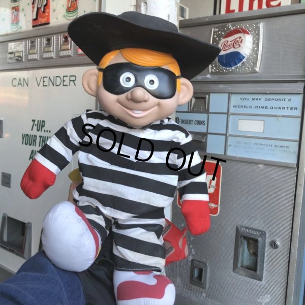 画像12: 80s Vintage McDonald's Hamburglar Plush Doll (B500) (12)