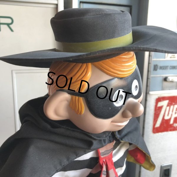画像7: 80s Vintage McDonald's Hamburglar Plush Doll (B500) (7)