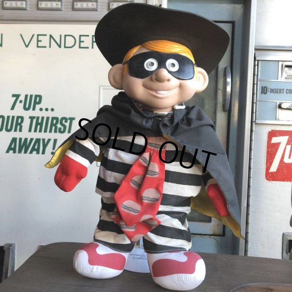 画像5: 80s Vintage McDonald's Hamburglar Plush Doll (B500) (5)