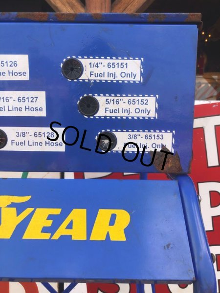画像9: Vintage Original Goodyear Store Display Metal Cabinet (B493) (9)