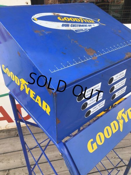 画像6: Vintage Original Goodyear Store Display Metal Cabinet (B493) (6)