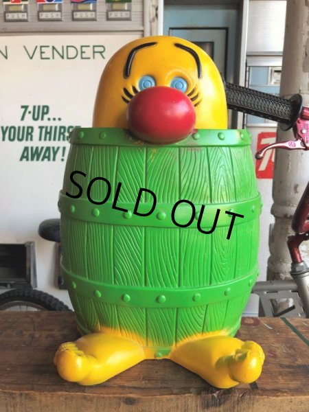 画像2: 70s Vintage Peek A Boo Barrel Coin Bank (B497)  (2)