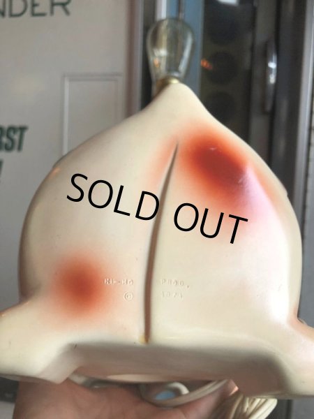 画像5: 70s Carnival Prize Vintage Hound Dog Plastic Lamp (B498) (5)