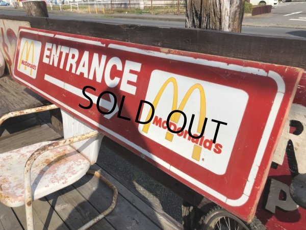 画像5: Vintage McDonald's ENTRANCE Store Display Sign Hard to Find!!! (B503) (5)