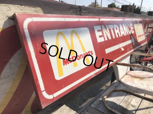 画像3: Vintage McDonald's ENTRANCE Store Display Sign Hard to Find!!! (B503) (3)