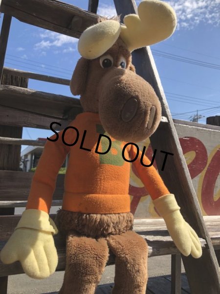 画像5: Vintage Terry Toons Bullwinkle Plush Doll 85cm (B501) (5)