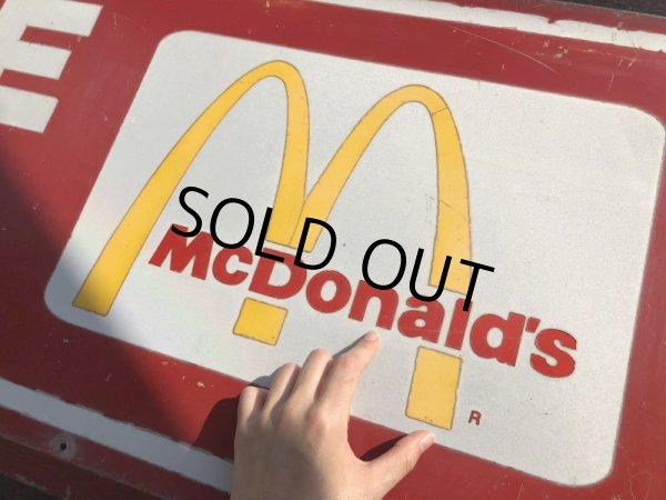 画像15: Vintage McDonald's ENTRANCE Store Display Sign Hard to Find!!! (B503) (15)