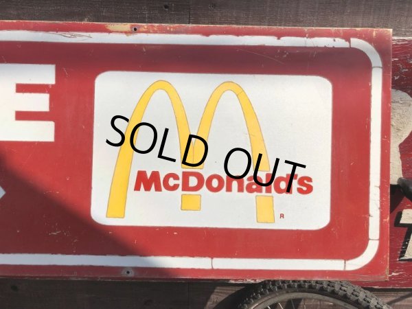 画像9: Vintage McDonald's ENTRANCE Store Display Sign Hard to Find!!! (B503) (9)