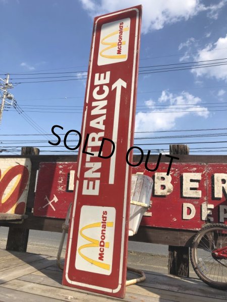 画像13: Vintage McDonald's ENTRANCE Store Display Sign Hard to Find!!! (B503) (13)