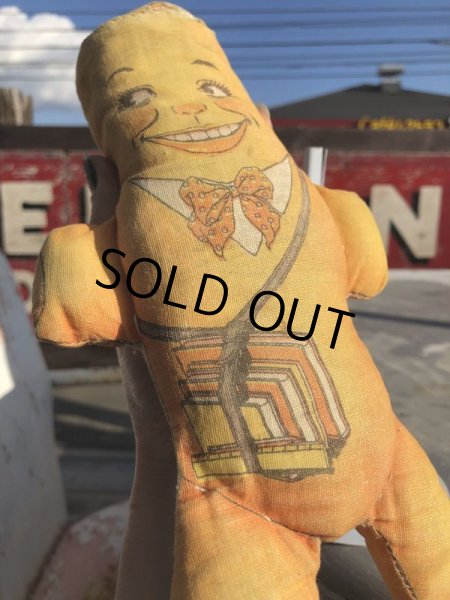 画像3: 30s Antique American Beauty Macaroni Advertising RONI MAC Cloth Doll (B504) (3)