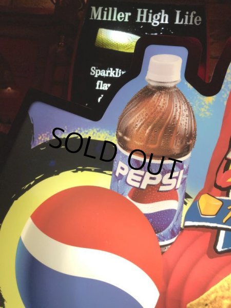 画像12: 00s Advertising Pepsi & FRITO LAY Lighted Store Display Sign (B505) (12)