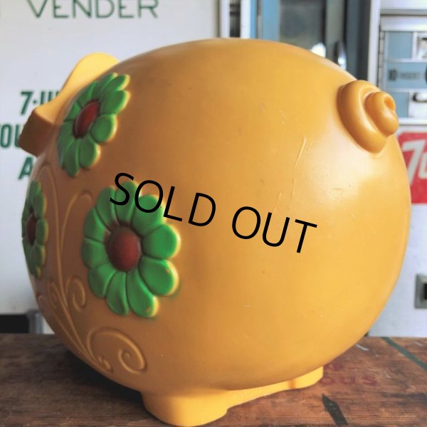 画像5: 70s Vintage Psychedelic Hippie Pig Piggy Bank BIG SIZE (B506) (5)