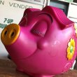 画像3: 70s Vintage Psychedelic Hippie Pig Piggy Bank BIG SIZE (B507) (3)