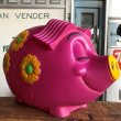 画像4: 70s Vintage Psychedelic Hippie Pig Piggy Bank BIG SIZE (B507) (4)