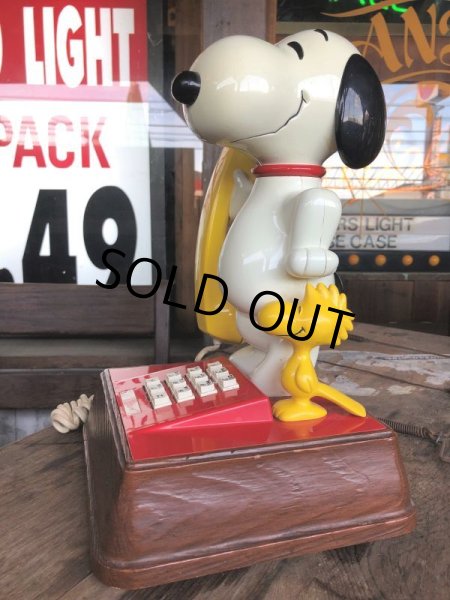 画像8: 70s Vintage Snoopy Telephone (B509) (8)
