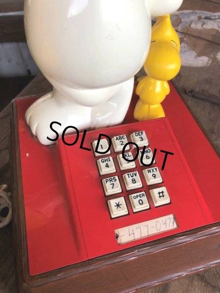 画像4: 70s Vintage Snoopy Telephone (B509) (4)