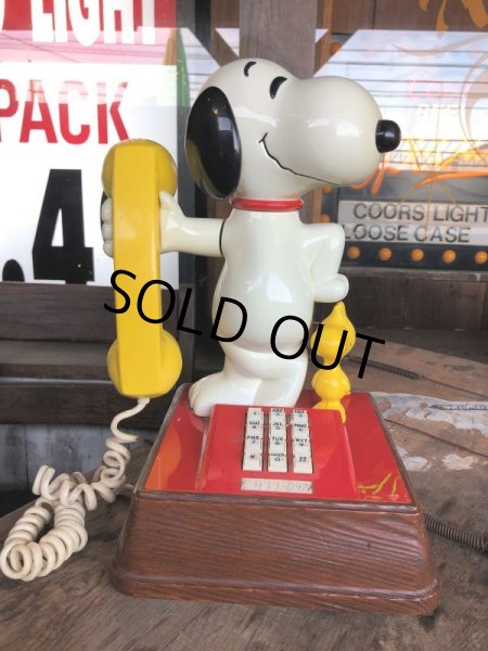 画像9: 70s Vintage Snoopy Telephone (B509) (9)