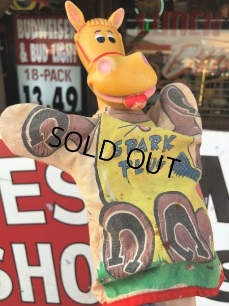 画像12: Vintage Gund  Hand Puppet AC Spark Plug Sparky The Horse (B513) (12)