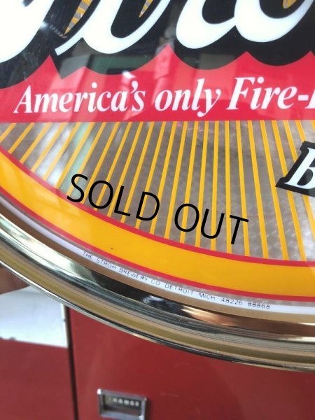 画像4: Vintage Stroh's Beer Starburst Illuminated Oval Lighted Bar Sign (B514) (4)
