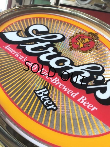 画像6: Vintage Stroh's Beer Starburst Illuminated Oval Lighted Bar Sign (B514) (6)