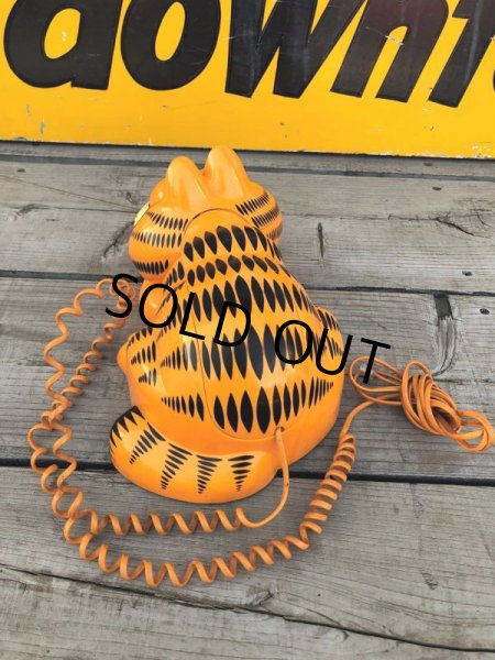 画像5: 80s Vintage Garfield the Cat Phone (B516) (5)