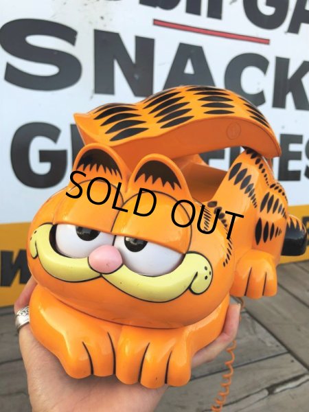 画像9: 80s Vintage Garfield the Cat Phone (B516) (9)