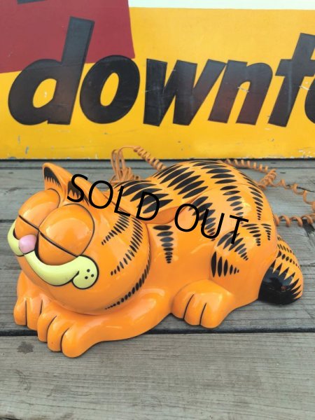 画像4: 80s Vintage Garfield the Cat Phone (B516) (4)