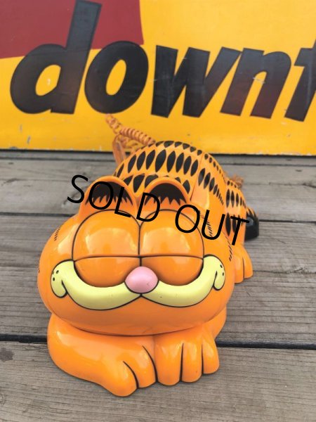 画像2: 80s Vintage Garfield the Cat Phone (B516) (2)