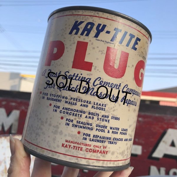 画像6: Vintage KAY-TITE PLUG Can (B537)  (6)