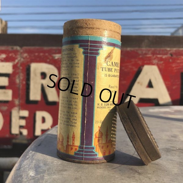 画像4: Vintage CAMEL TUBE PATCH Can (B530)  (4)