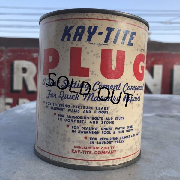 画像1: Vintage KAY-TITE PLUG Can (B537)  (1)