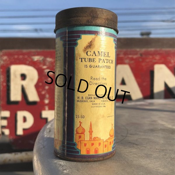 画像2: Vintage CAMEL TUBE PATCH Can (B530)  (2)