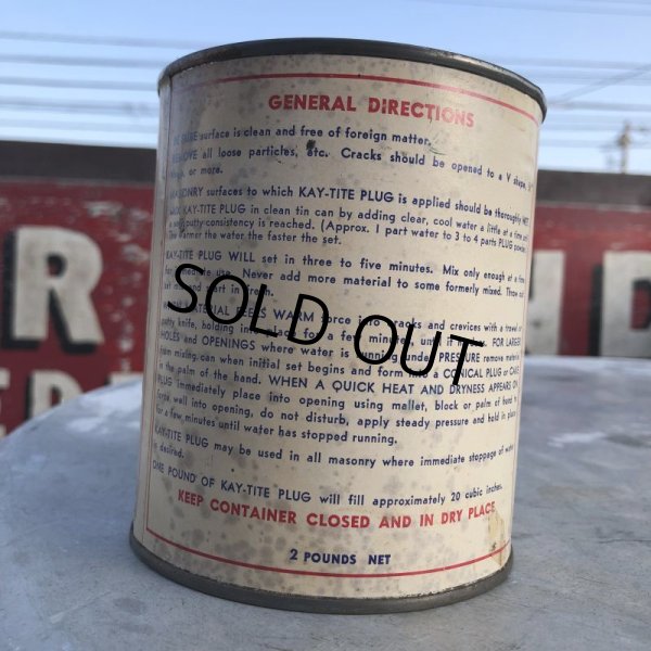 画像3: Vintage KAY-TITE PLUG Can (B537)  (3)