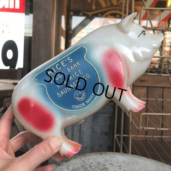 画像13: 50s Vintage RICE's Piggy Bank (B541) (13)