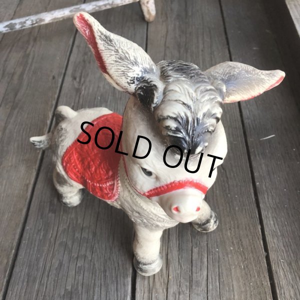 画像5: Vintage Sun Rubber Doll Donkey Black (B564) (5)