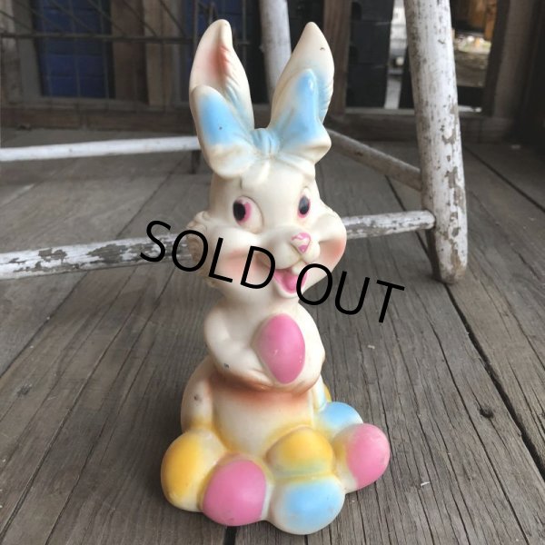 画像1: Vintage Dreamland Rubber Doll Easter Bunny (B554) (1)