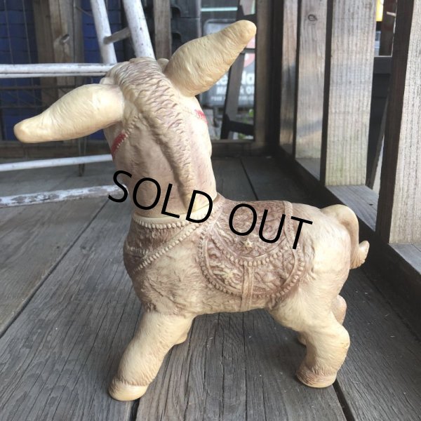 画像3: Vintage Sun Rubber Doll Donkey Brown (B565) (3)