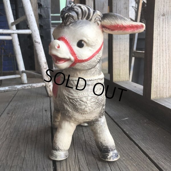 画像4: Vintage Sun Rubber Doll Donkey Black (B564) (4)