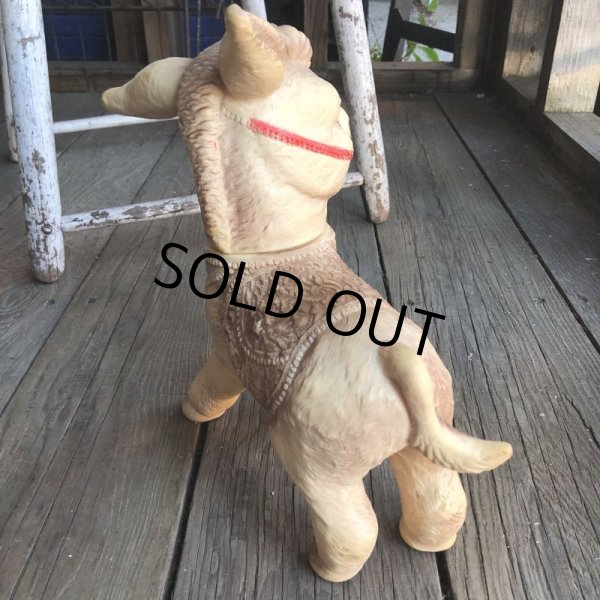 画像2: Vintage Sun Rubber Doll Donkey Brown (B565) (2)