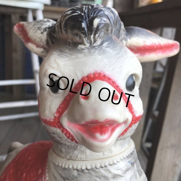 画像9: Vintage Sun Rubber Doll Donkey Black (B564) (9)