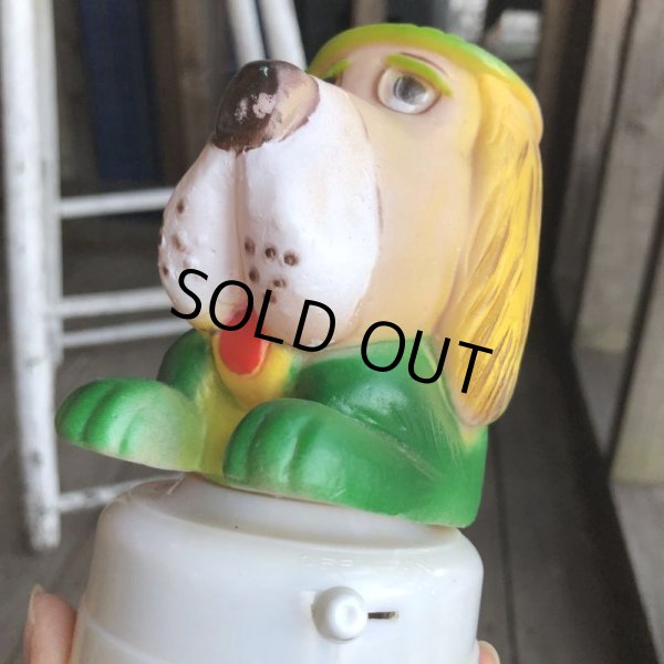 画像6: Vintage Rubber Doll Bed Time Dog (B557) (6)