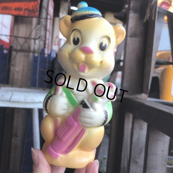 画像9: Vintage RRC Rubber Doll Golf Bear (B559) (9)