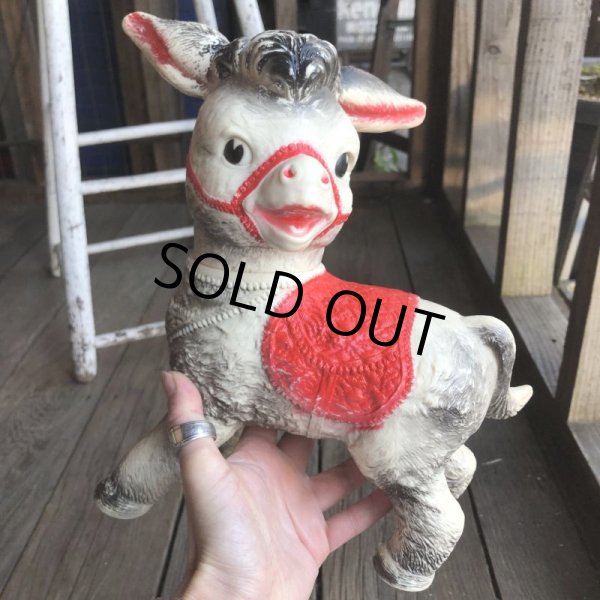 画像10: Vintage Sun Rubber Doll Donkey Black (B564) (10)